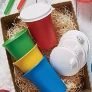 Tupperware Bell Tumblers with Sipper Seals